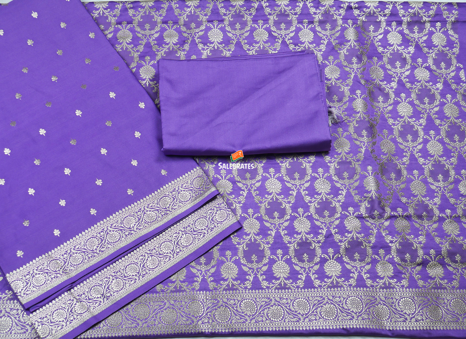 KATAN MASHRU SILK BANARASI HEAVY DESIGNER SUIT WITH DUPATTA