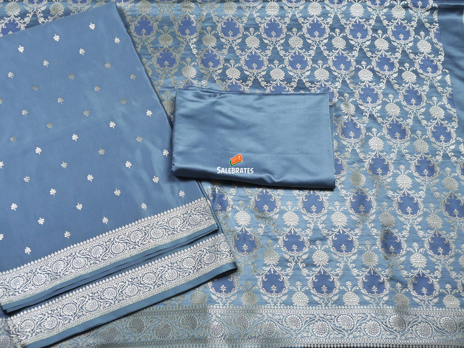 KATAN MASHRU SILK BANARASI HEAVY DESIGNER SUIT WITH DUPATTA