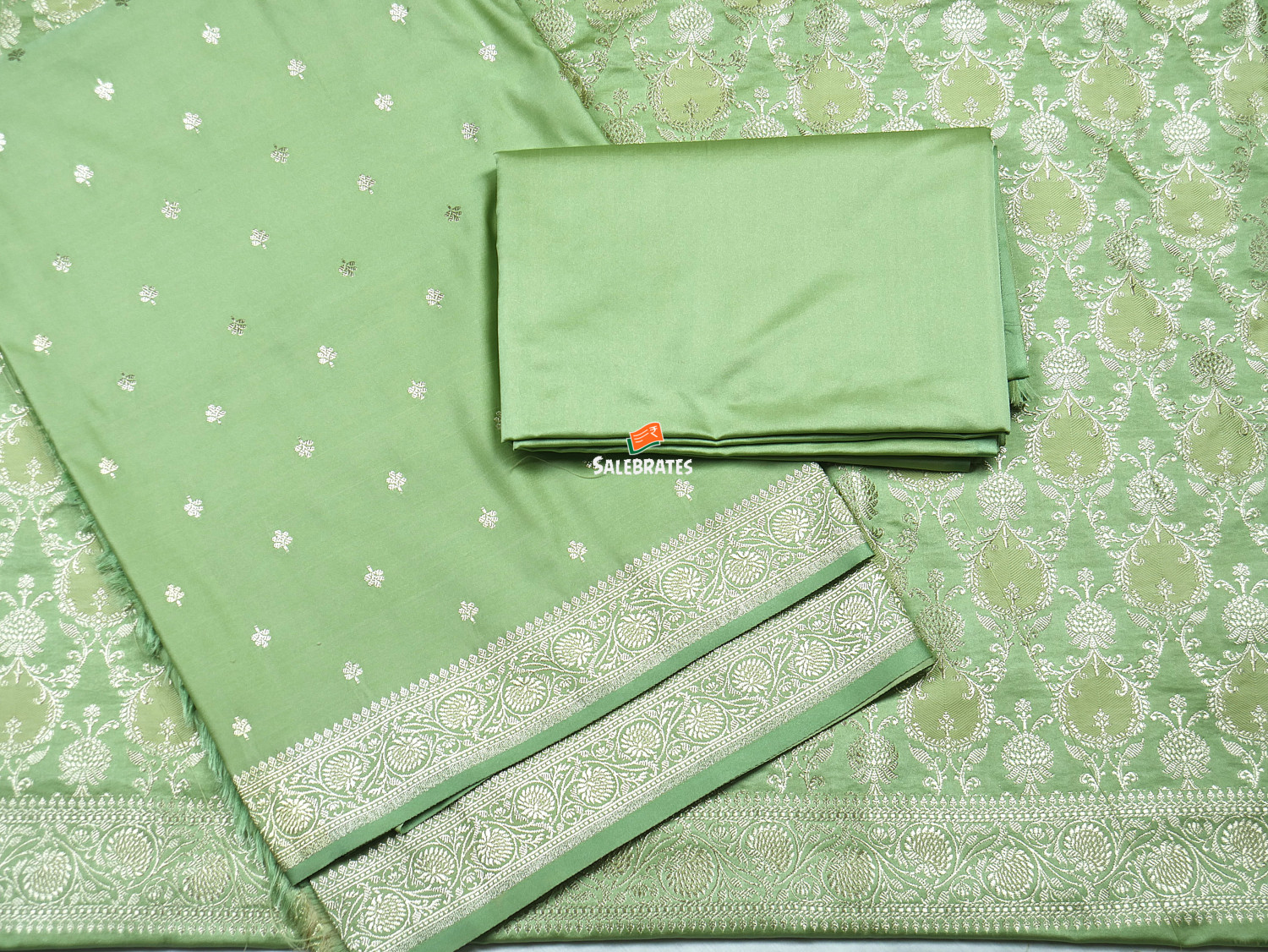KATAN MASHRU SILK BANARASI HEAVY DESIGNER SUIT WITH DUPATTA
