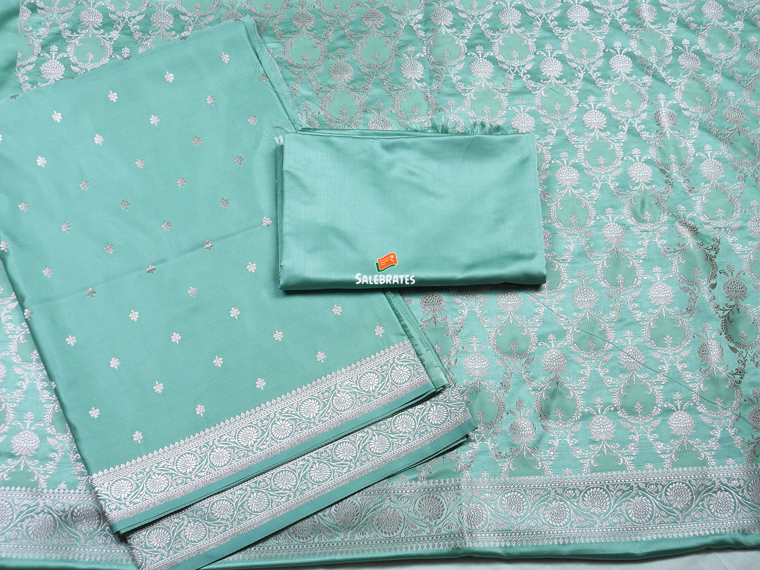 KATAN MASHRU SILK BANARASI HEAVY DESIGNER SUIT WITH DUPATTA